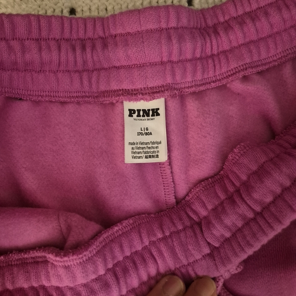 PINK Victoria's Secret Hot Pink Track Jogger Set - Picture 6 of 12